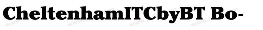 CheltenhamITCbyBT Bo字体转换